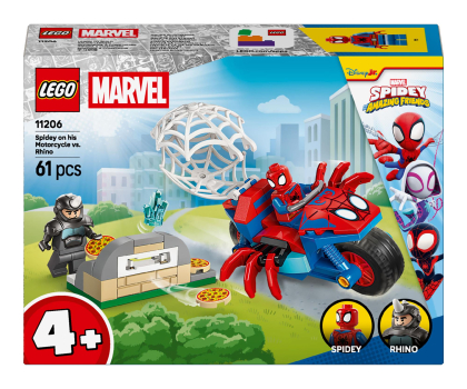 Klocki LEGO® LEGO SPIDEY 11206 Spidey na motocyklu kontra rhino